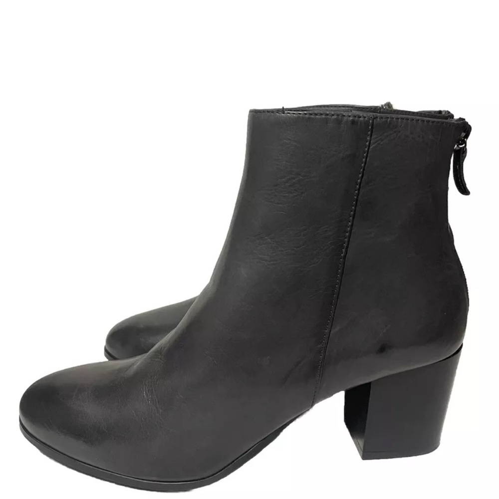 Homers Artisan Size 43 Women’s Booties Boots Ankle Black Leather New Size 11 US